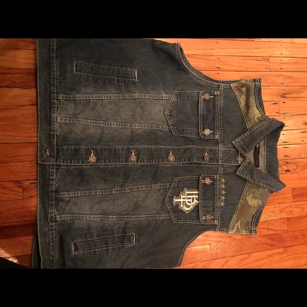 Black Label Denim Vest